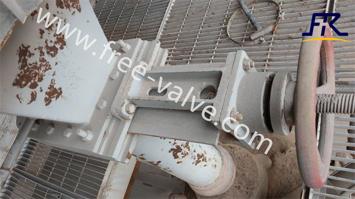 split body type slide knife gate valve application