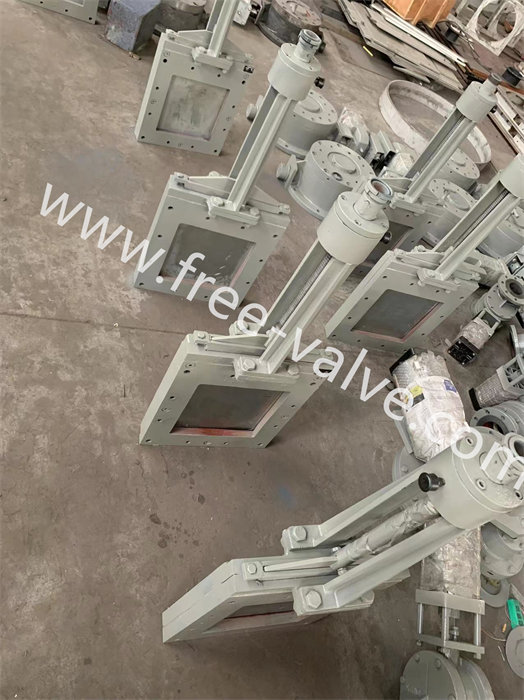 split body type slide knife gate valve