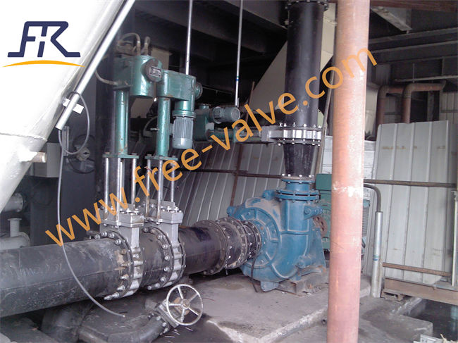 Pneumatic ceramic lined knife gate valves were installed at pneumatic conveying system for coal power plant