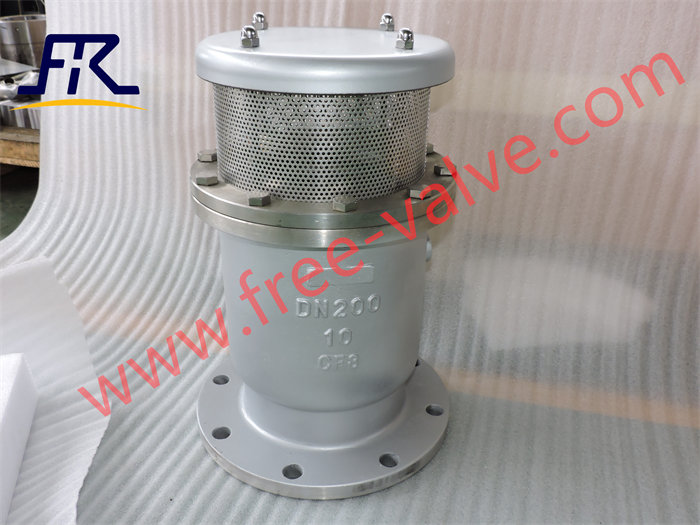 stainless steel Flanged end Single vent Automatic Quick Air Release Valve DN200