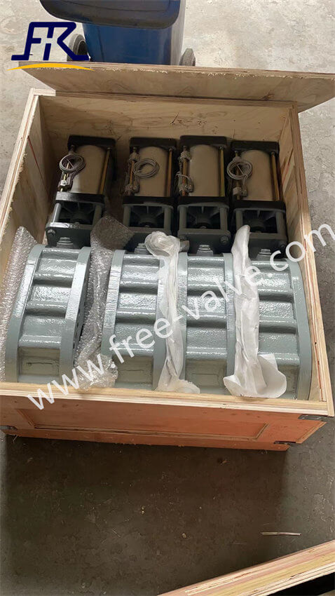 Pneumatic operating Parallel Tungsten carbide Double Disc Balance gate valve FRZ674Y