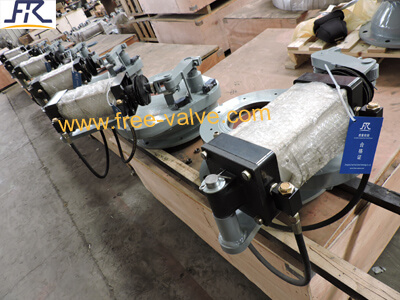 Pneumatic Metal Seated Swing Arc Valve