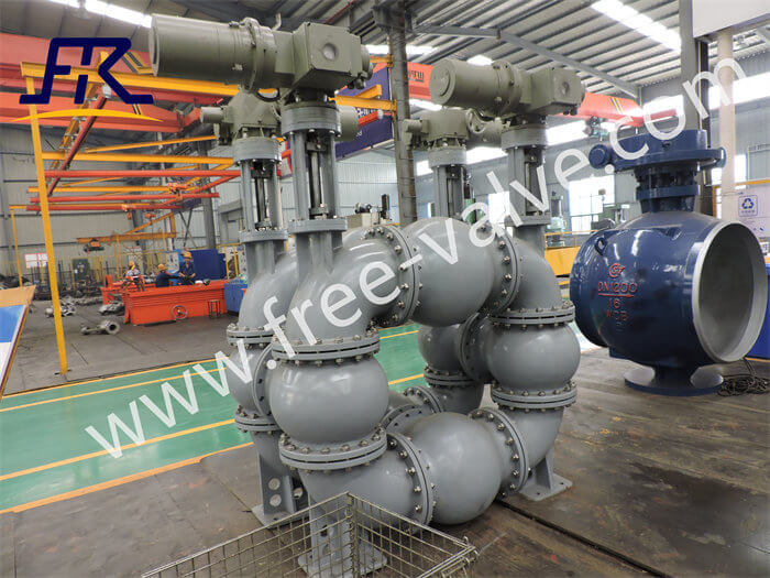 WCB Intelligent Operating Three Way Reversing Globe Slurry Valve FRJ943Y