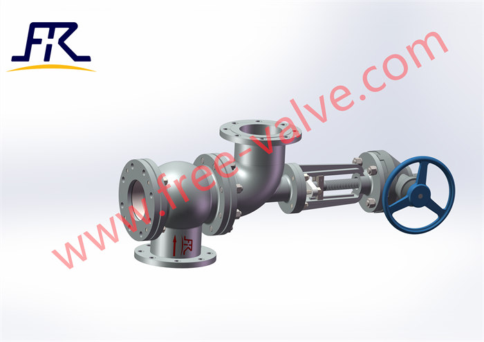 flat connection commutation slurry valve