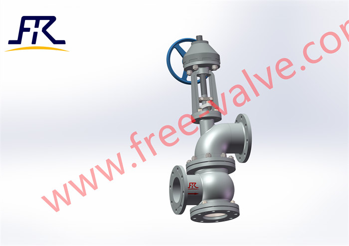 manual operating flat connection  triplet reversing slurry globe valve for alumina slurry