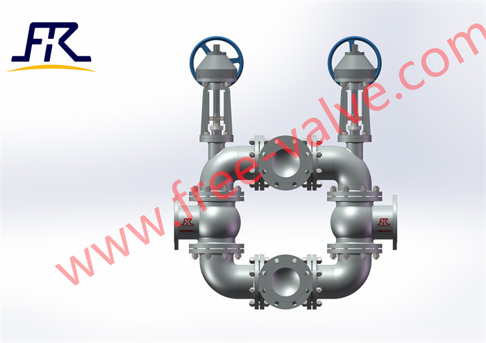 triplet Intelligent commutation aluminia process slurry globe valve