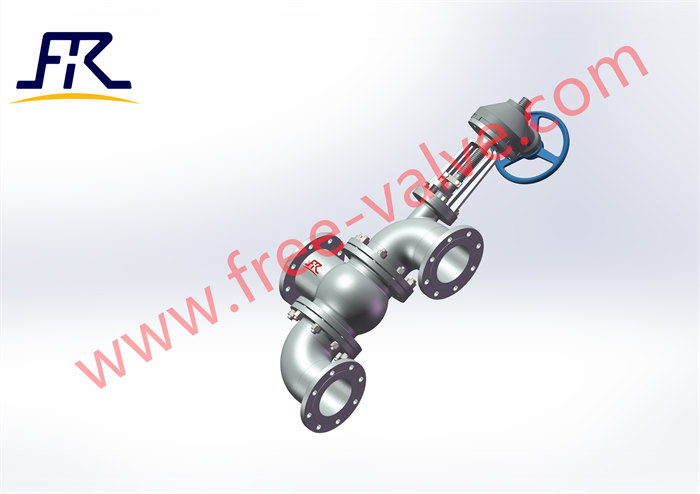 Electric operating triplet commutation Alumina slurry globe valve FRJ943Y