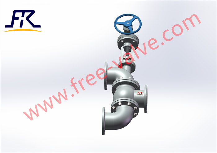 Electric operating triplet commutation Alumina slurry globe valve FRJ943Y