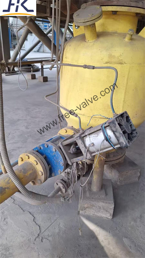 Pneumatic Double Metal  Disc Valves  are  installed at coal power plant at Indonesia