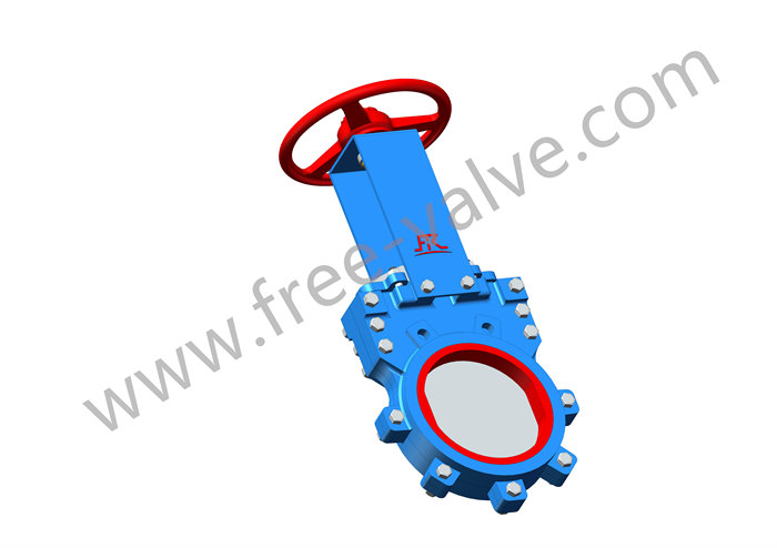 Bi-Directional Seal PU Rubber Lining Manual Knife Gate Valve