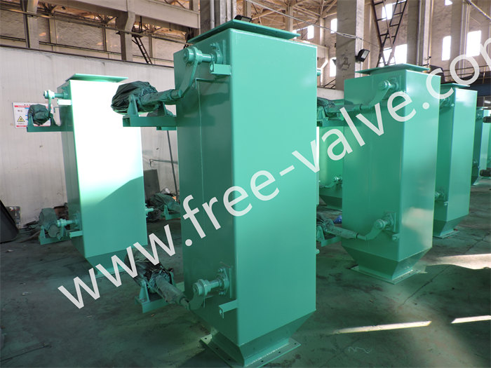 electric operating double Rotary disc flap feeding valve for fly ash system