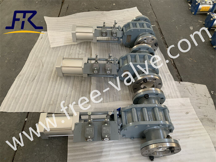 Pneumatic Actuator Ceramic Twin Disc equalizing Gate Valve