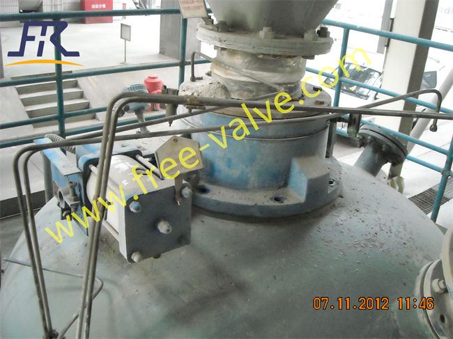 Dome valves  with cylinder actuation from FREE-VALVE
