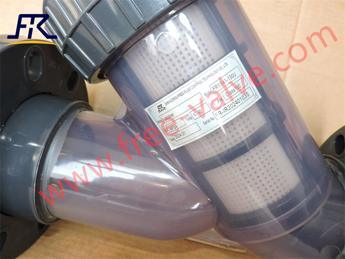 UPVC  Plastic Y typeStrainer for Liquid Filtration Online