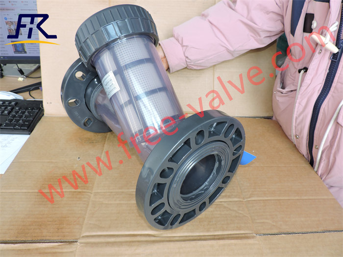 UPVC  Plastic Y typeStrainer for Liquid Filtration Online