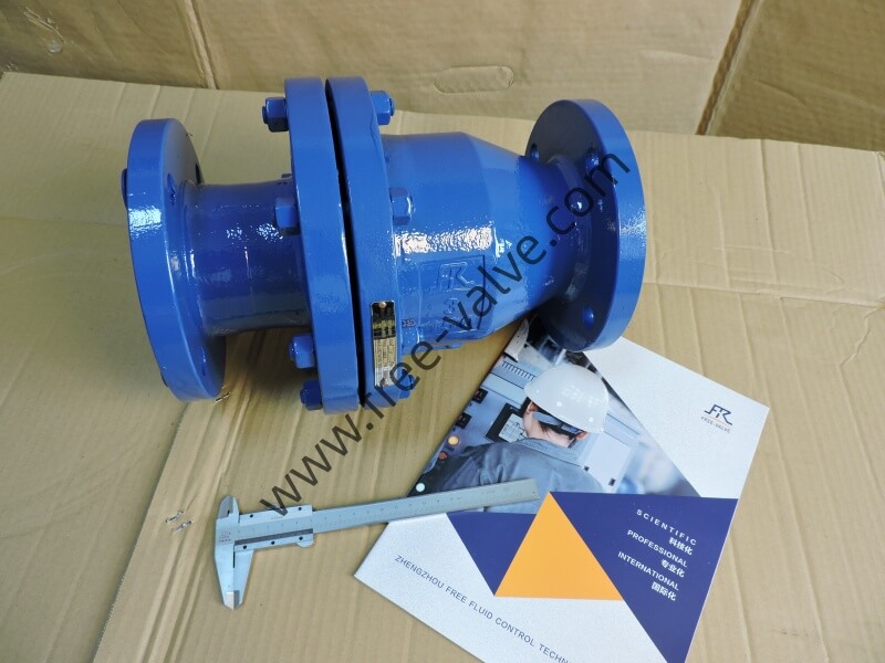 FRH44J Flange End Rubber Fluorine Polymer Lined Swing Check Valve