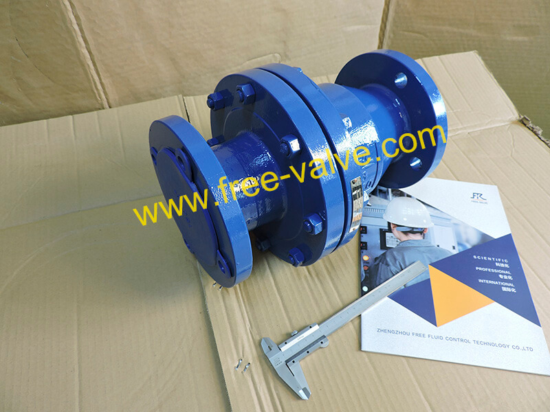 FRH44J Flange End Rubber Fluorine Polymer Lined Swing Check Valve