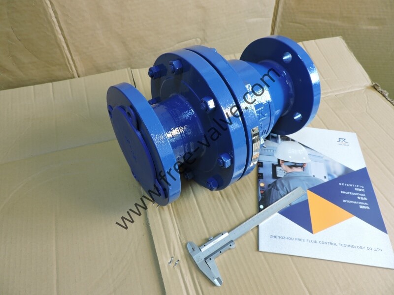 FRH44J Flange End Rubber Fluorine Polymer Lined Swing Check Valve