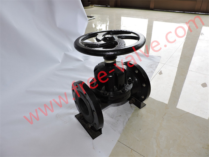 Corrosion-resistant PFA Lined Weir type Diaphragm Valve