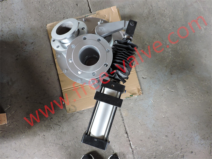 Dual Tunnel Diverter Gate Valve for Pneumatic Conveying System