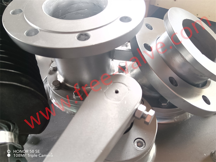 Flanged Pneumatic Dual Tunnel Rotary Disc Diverter Changeover Gate Valves for Pneumatic Conveying System