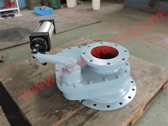 Pneumatic Ceramic Seat Rotary Slide Sheardisc Feeding gate valve For penumatic conveying system