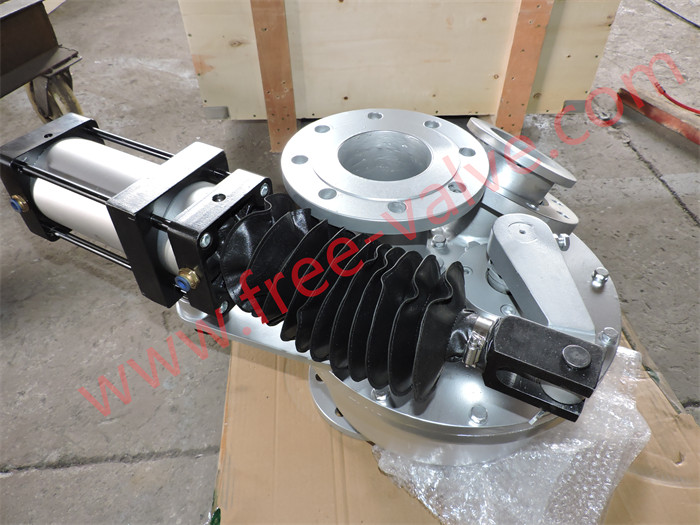Dual Tunnel Diverter Valve with Pneumatic Actuator