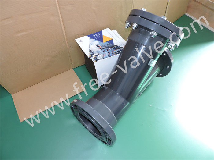Loose Flange UPVC Y Type Sediment Strainer for Plumbing Parts or Pipe Fittings