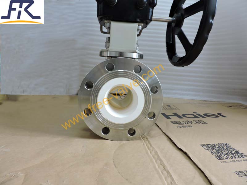 Ceramic V-Notch Segment  Ball Valves For Abrasive Slurry
