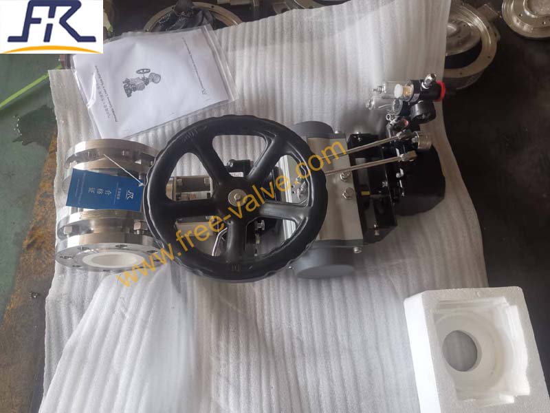Ceramic V-Notch Segment  Ball Valves For Abrasive Slurry