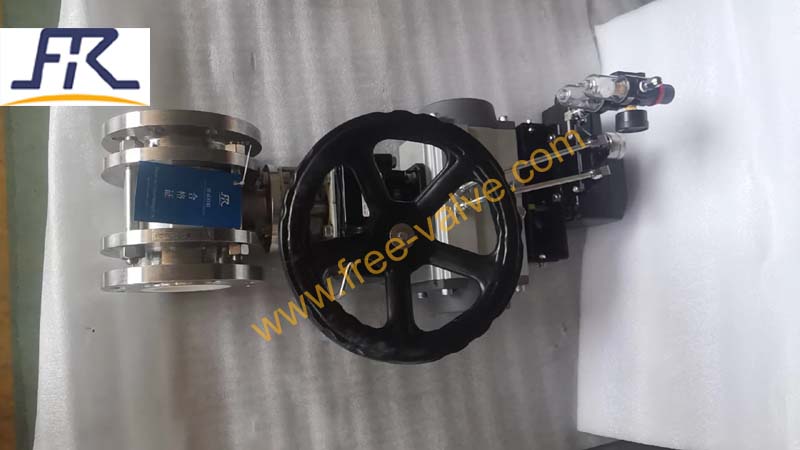 Ceramic V-Notch Segment  Ball Valves For Abrasive Slurry