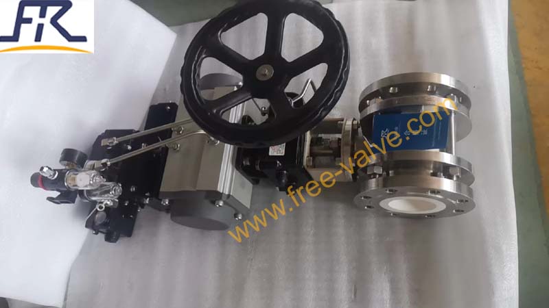 Ceramic V-Notch Segment  Ball Valves For Abrasive Slurry