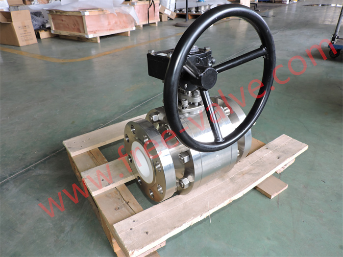FRQ341TC Manual Flanged Ceramic Lined Composite Control Ball Valves