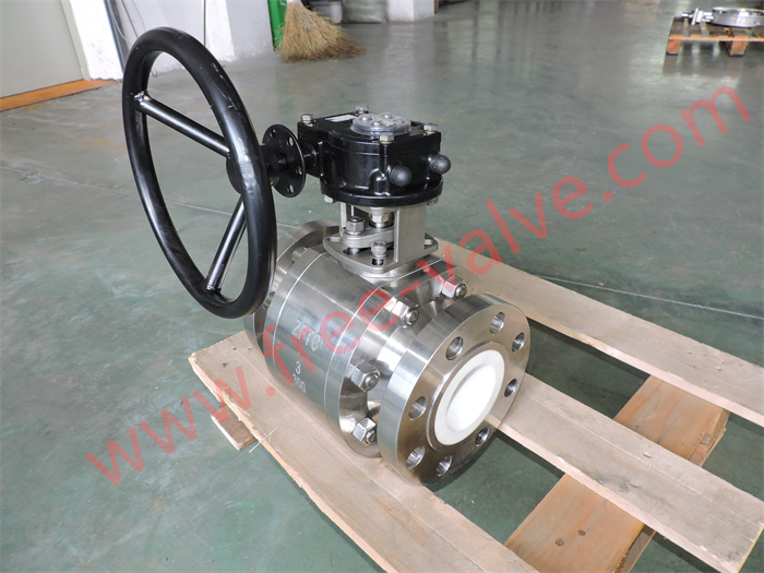 FRQ341TC Manual Flanged Ceramic Lined Composite Control Ball Valves
