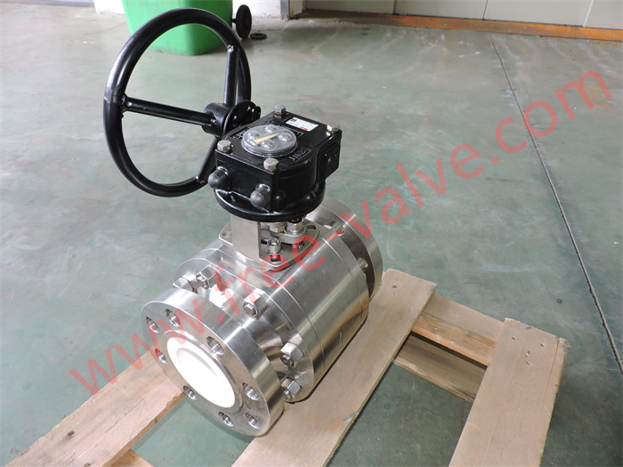 FRQ341TC Manual Flanged Ceramic Lined Composite Control Ball Valves