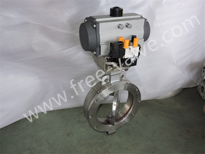 Pneumatic Wafer End Resilient Sealed Inflatable Seat Butterfly Valve