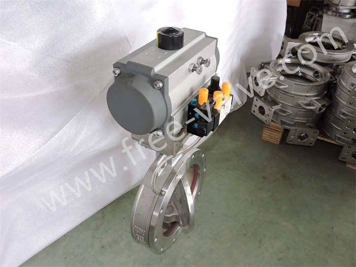 Pneumatic Wafer End Resilient Sealed Inflatable Seat Butterfly Valve