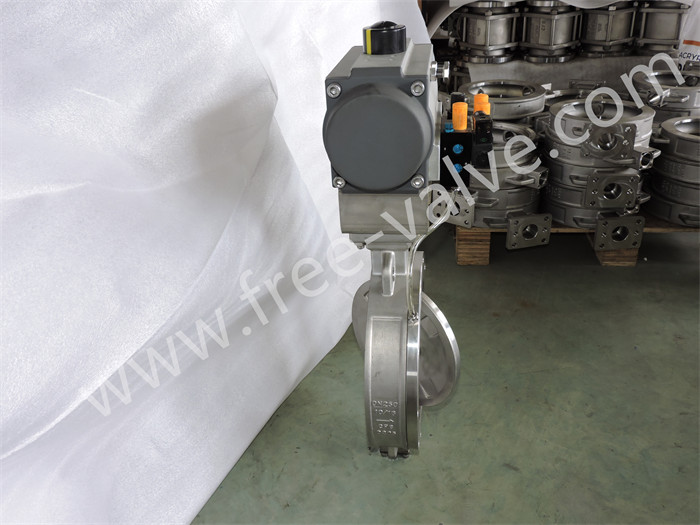 Pneumatic Resilient Rubber Seal inflatable seated Butterfly valve with Replaceable Seat