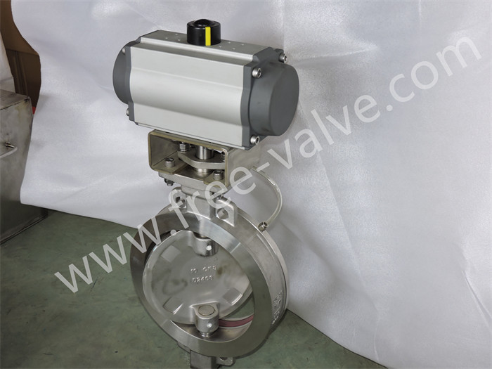 Pneumatic Resilient Rubber Seal inflatable seated Butterfly valve with Replaceable Seat