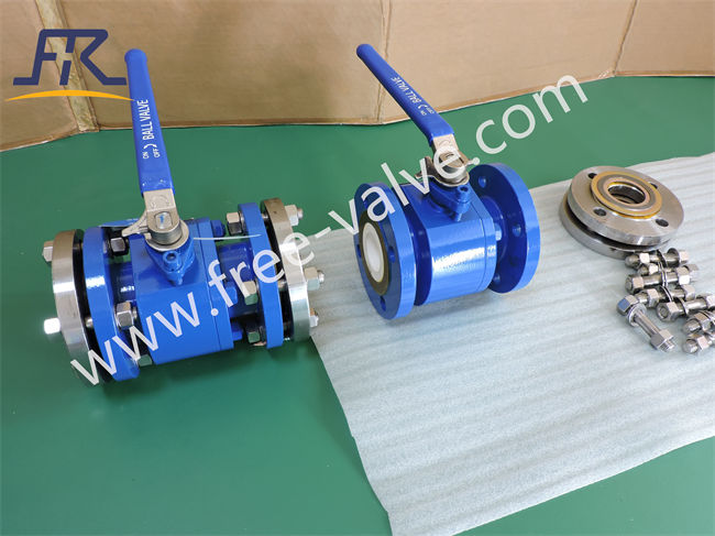 Lever Operated  2PCS  Full Lined O-Port Ceramic Ball Valve