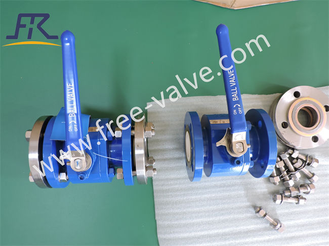 Lever Operated  2PCS  Full Lined O-Port Ceramic Ball Valve