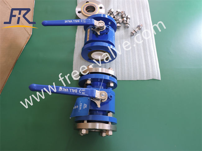 Lever Operated  2PCS  Full Lined O-Port Ceramic Ball Valve