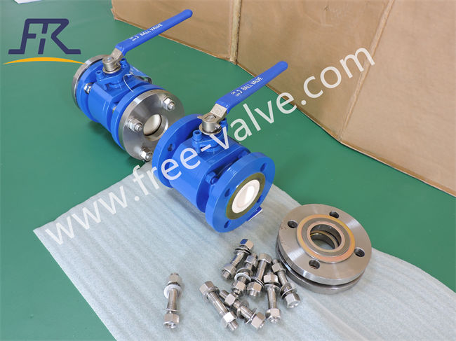 Lever Operated  2PCS  Full Lined O-Port Ceramic Ball Valve