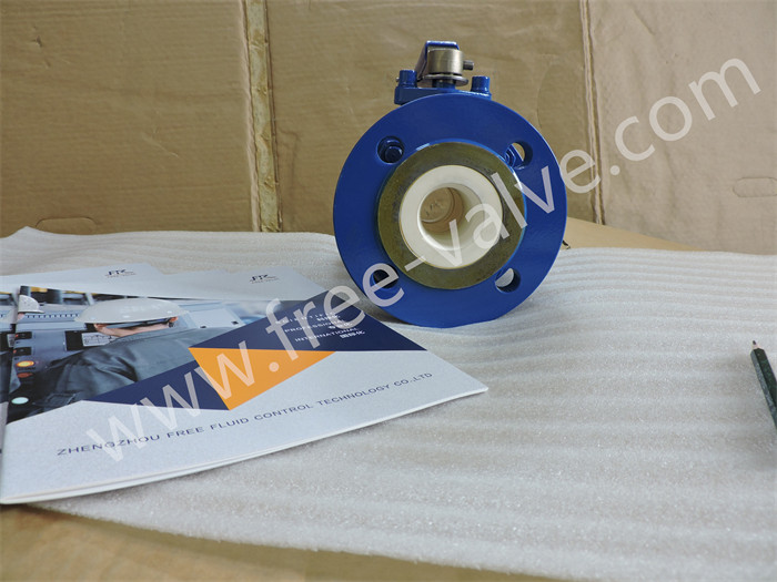 2-Piece Pneumatic Ceramic Ball Valves for  Corrosive Medium