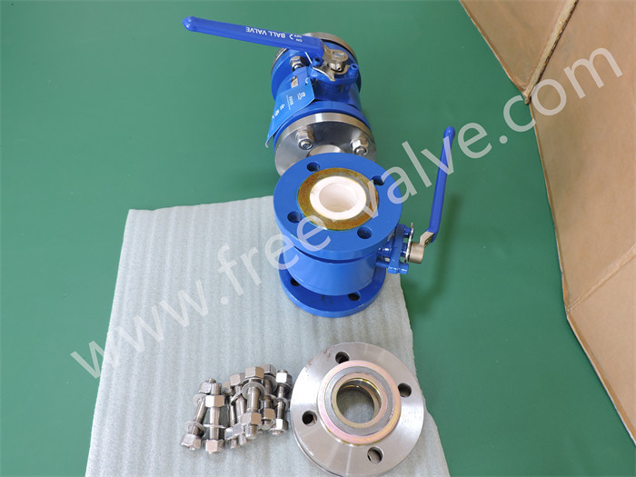 2-Piece Pneumatic Ceramic Ball Valves for  Corrosive Medium