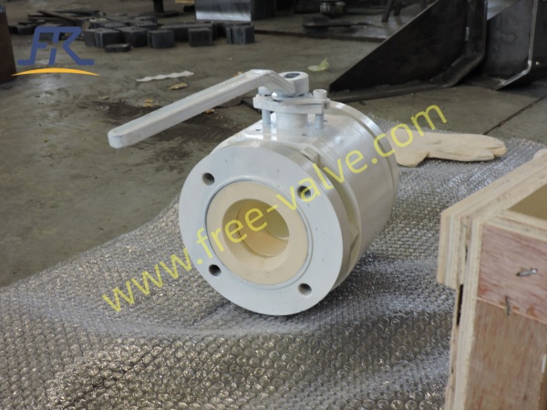 150LBS 3” WCB Body Ceramic Lined Ball Valves