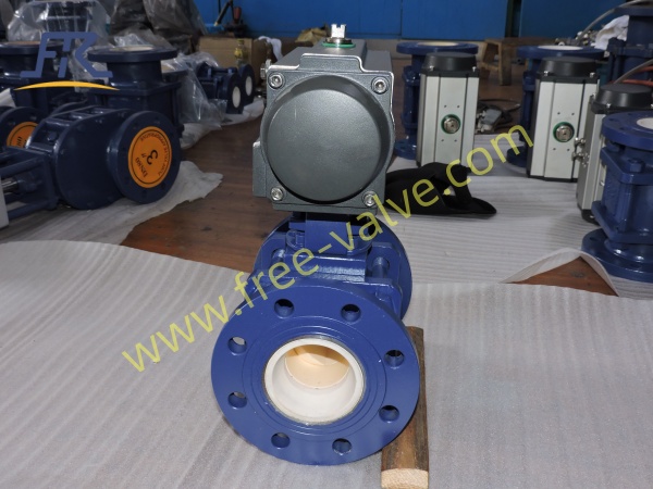 Ceramic Ball Valve for Flue Gas Desulfurization