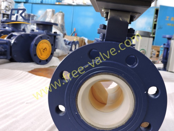 Ceramic Ball Valve for Flue Gas Desulfurization