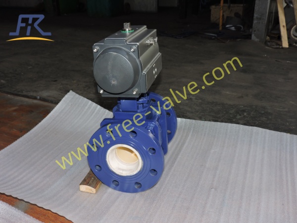 Ceramic Ball Valve for Flue Gas Desulfurization