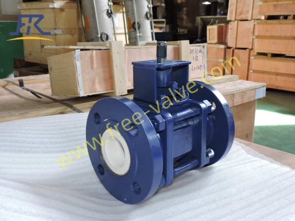 Ceramic Ball Valve for Flue Gas Desulfurization